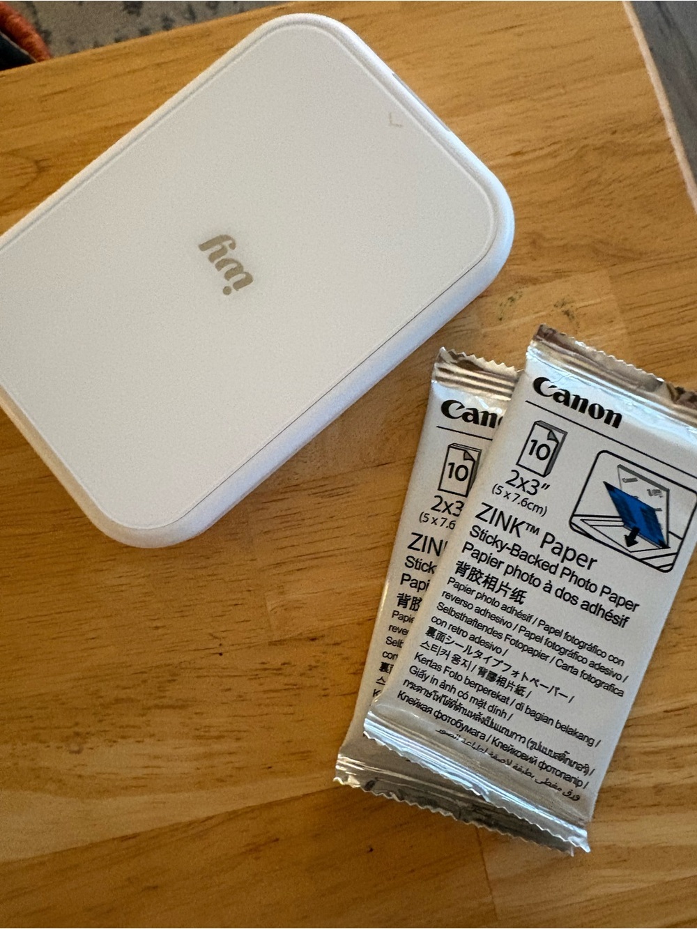Canon Ivy 2 Portable Photo Printer - White